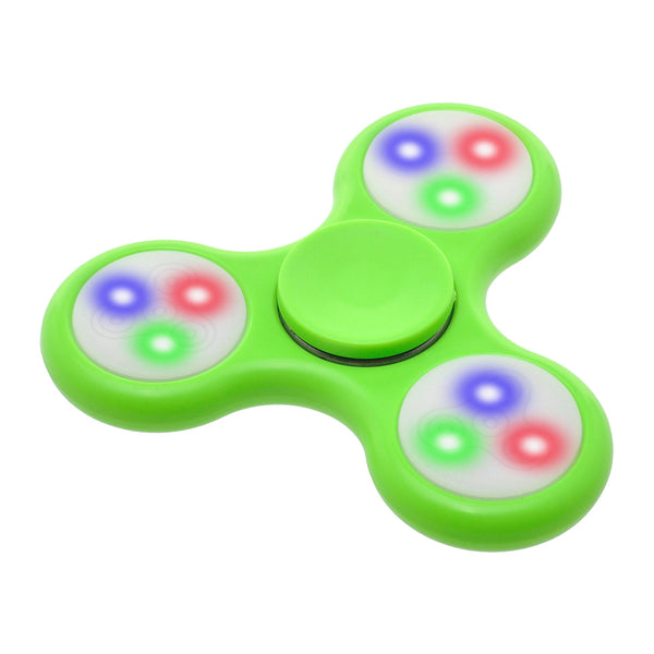 LED fidget spinner hand toy - green - www.coverlabusa.com