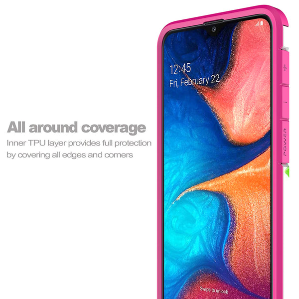 samsung galaxy a20 hybrid case - vivid sunflower - www.coverlabusa.com