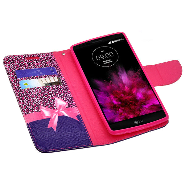 lg g flex 2 wallet case - cheetah prints - www.coverlabusa.com