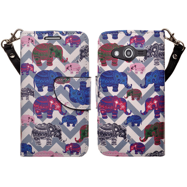 galaxy avant wallet case - elephant - www.coverlabusa.com