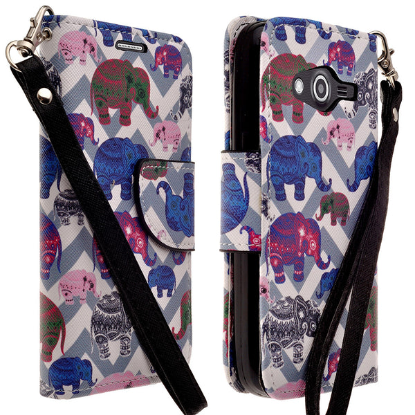 galaxy avant wallet case - elephant - www.coverlabusa.com