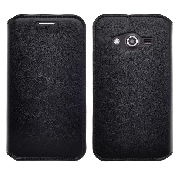 galaxy avant wallet case - black - www.coverlabusa.com
