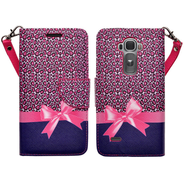 lg g flex 2 wallet case - cheetah prints - www.coverlabusa.com