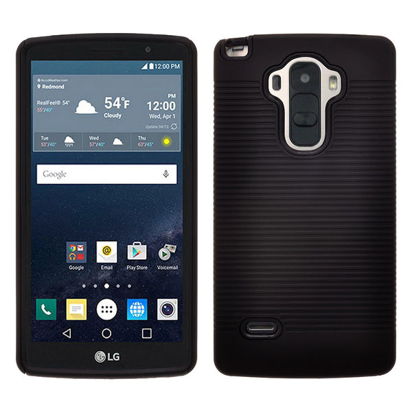 lg g stylo combo holster shell case - bk - www.coverlabusa.com