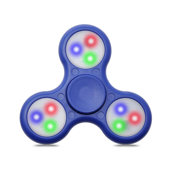 LED fidget spinner hand toy - blue - www.coverlabusa.com