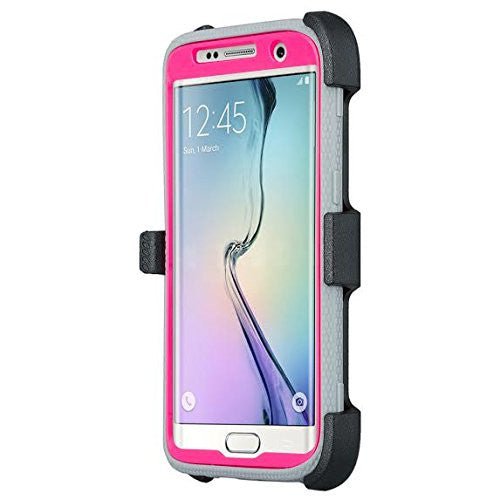 S7 case, S7 heavy duty hybrid holster case - hot pink - coverlabusa.com