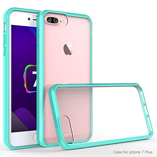 apple iphone 8 plus slim non slip grip bumper case teal - www.coverlabusa.com