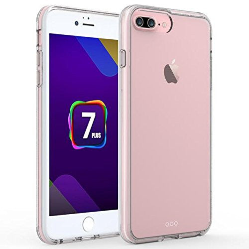 apple iphone 7 plus slim non slip bumper case clear - www.coverlabusa.com
