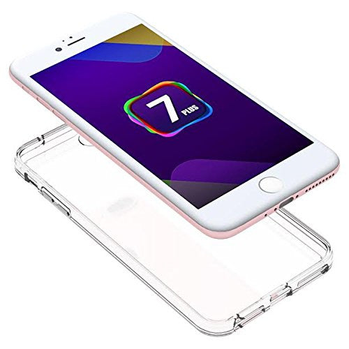 apple iphone 7 plus slim non slip bumper case clear - www.coverlabusa.com
