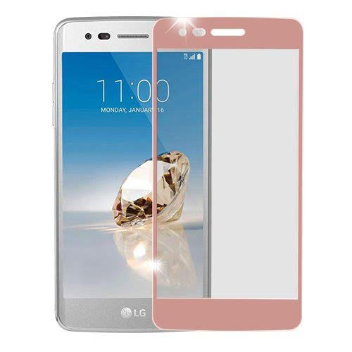 LG K4 (2017) | Fortune | Phoenix 3 Premium Full Screen Tempered Glass Screen Protector - rose gold - www.coverlabusa.com