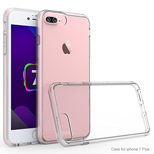 apple iphone 7 plus slim non slip bumper case clear - www.coverlabusa.com