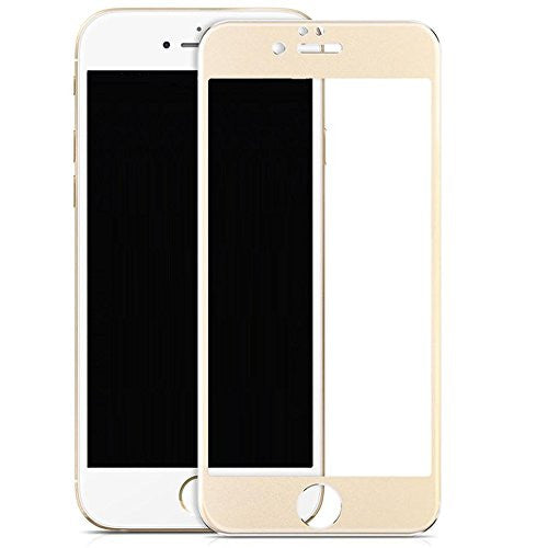 iphone 7 screen protector, iphone 7 temper glass - gold - www.coverlaubusa.com