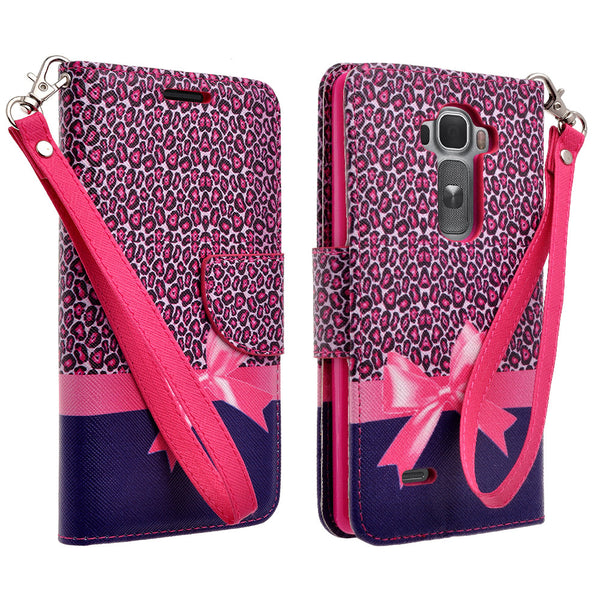 lg g flex 2 wallet case - cheetah prints - www.coverlabusa.com