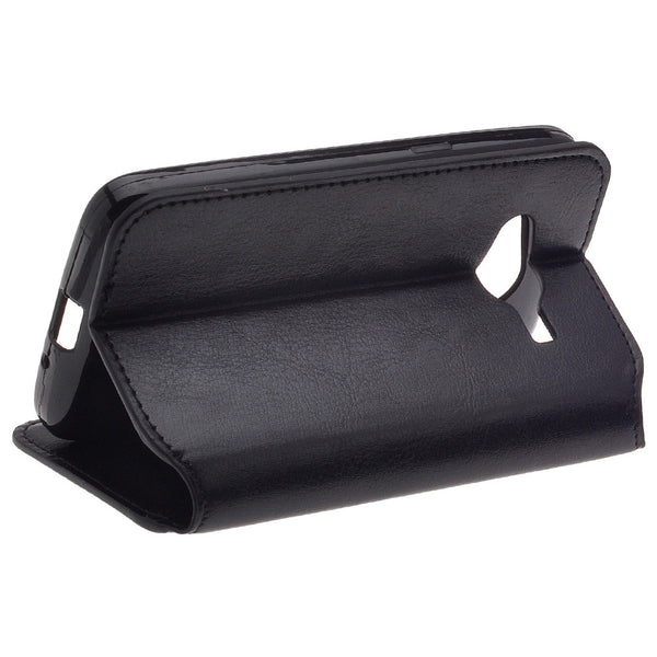 galaxy avant wallet case - black - www.coverlabusa.com