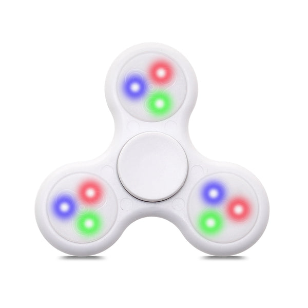 LED fidget spinner hand toy - white - www.coverlabusa.com