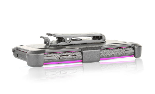 LG ARISTO holster case with screen protector - purple - www.coverlabusa.com