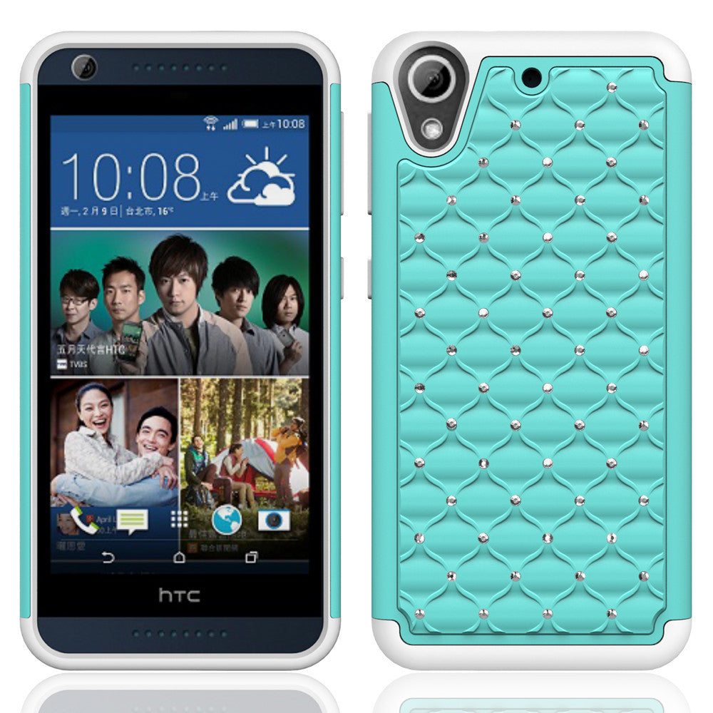 HTC Desire 626 Case - Baby Teal/White - www.coverlabusa.com