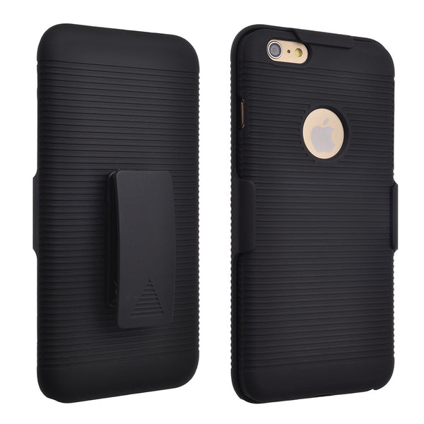 iPhone 6S / 6 combo holster shell case - bk - www.coverlabusa.com
