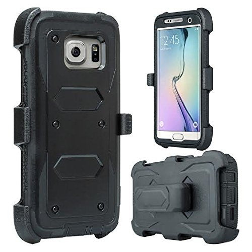 samsung S7 case, S7 heavy duty hybrid holster case - black - www.coverlabusa.com