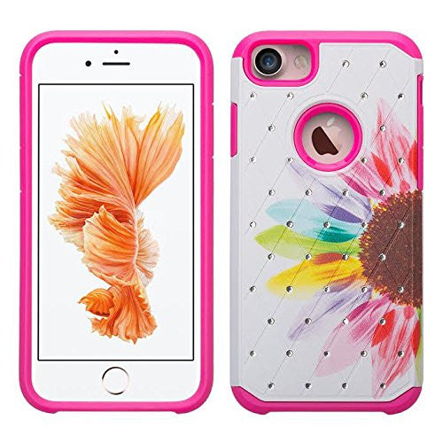iphone 6 / 6s hybrid diamond - sunflower - www.coverlabusa.com