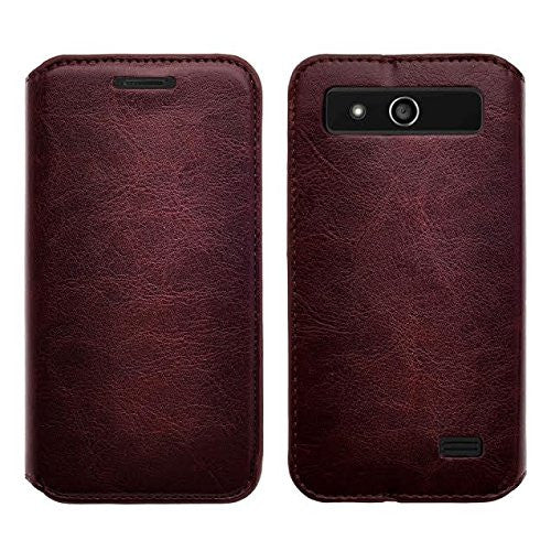 zte speed case - wallet brown - www.coverlabusa.com
