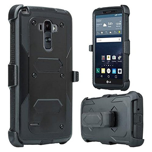 LG G Stylo Case, LG G Vista 2 Heavy Duty Case - Black - www.coverlabusa.com