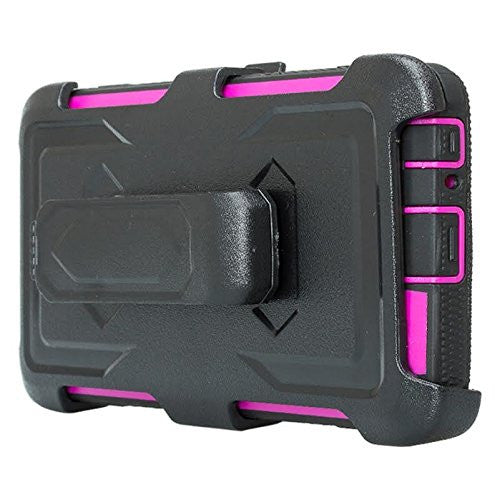 LG ARISTO holster case with screen protector - purple - www.coverlabusa.com