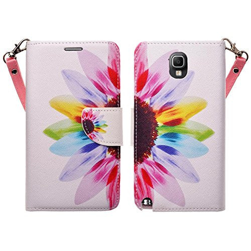 samsung galaxy S5 leather wallet case - vivid sunflower - www.coverlabusa.com