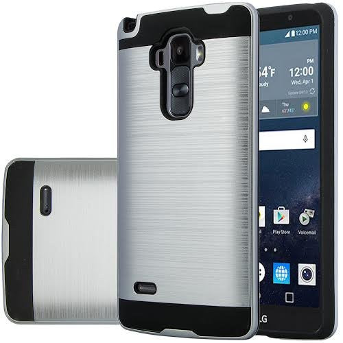 LG G Stylo Case, LG G Vista 2 Case - brush silver - www.coverlabusa.com