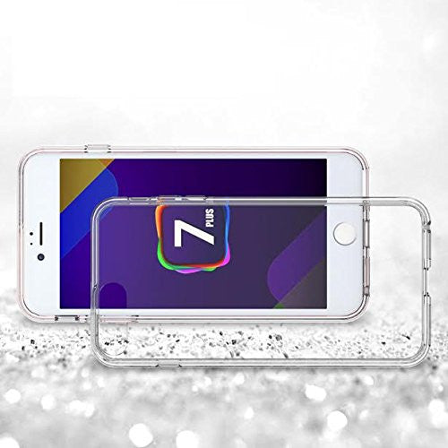 apple iphone 7 plus slim non slip bumper case clear - www.coverlabusa.com
