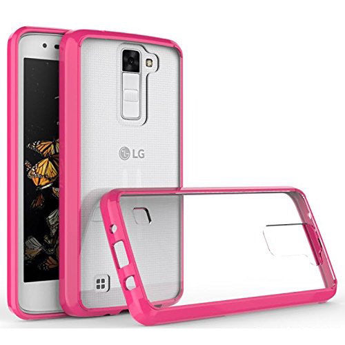 lg stylo 2 plus bumper case - hot pink - www.coverlabusa.com