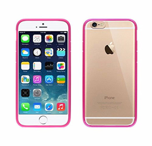 apple iphone 6 plus bumper case - hot pink - www.coverlabusa.com