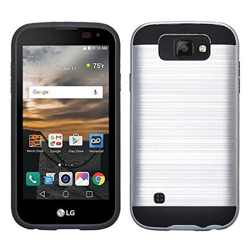 lg k3 case - brush silver - www.coverlabusa.com