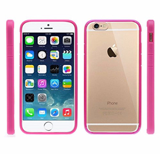 apple iphone 6 plus bumper case - hot pink - www.coverlabusa.com