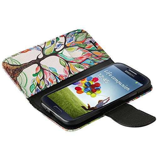 samsung galaxy s4 case - wallet - vibrant tree - www.coverlabusa.com