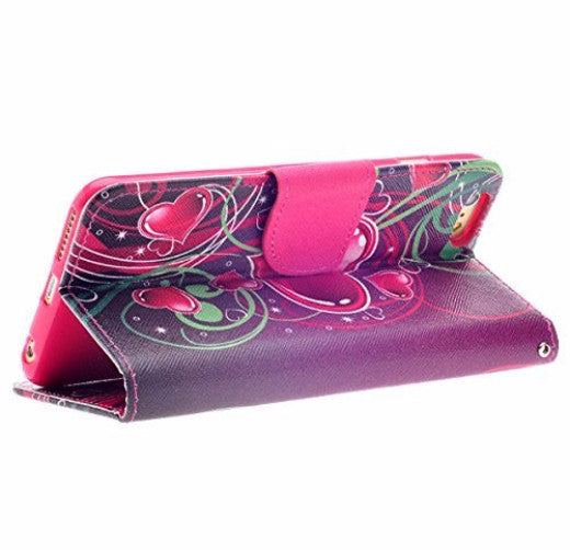 iphone 6 case, iphone 6 wallet case - heart strings - www.coverlabusa.com