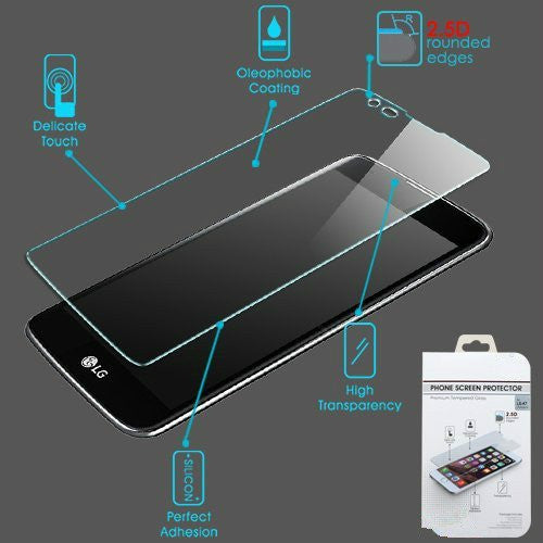 LG K4 (2017) | Fortune | Phoenix 3 | LV1 | M150 Premium Tempered Glass Screen Protector - www.coverlabusa.com