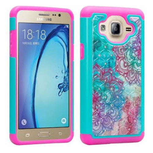 lg k3 case - teal flower - www.coverlabusa.com