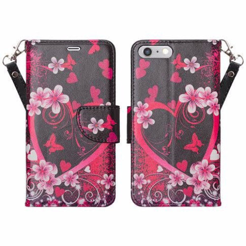 apple iphone 7 wallet case - flower lilies - www.coverlabusa.com