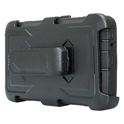 LG ARISTO holster case with screen protector - black - www.coverlabusa.com
