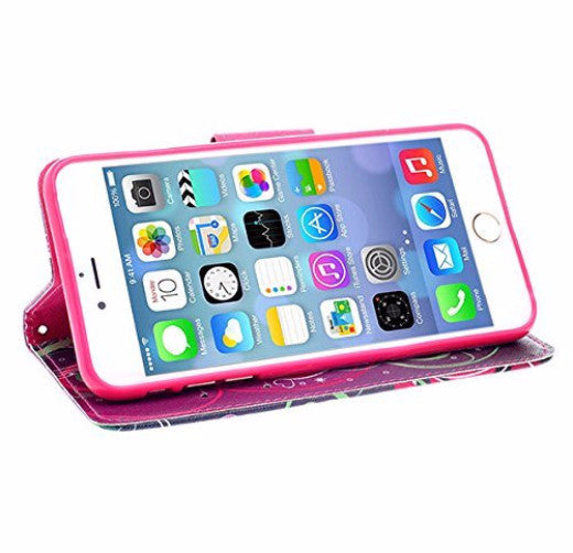 iphone 6 case, iphone 6 wallet case - heart strings - www.coverlabusa.com