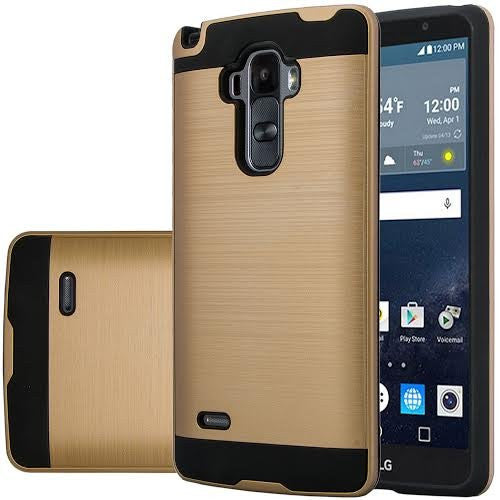 LG G Stylo Case, LG G Vista 2 Case - brush gold - www.coverlabusa.com