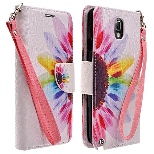 samsung galaxy S5 leather wallet case - vivid sunflower - www.coverlabusa.com