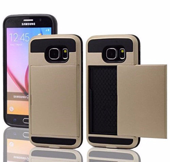 samsung galaxy s6 edge case with hidden card slot - gold - www.coverlabusa.com