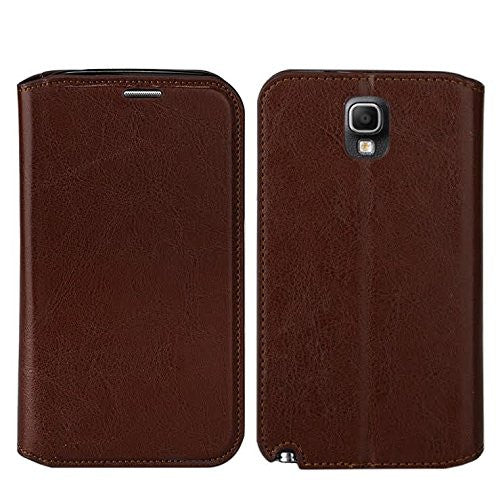 samsung galaxy note 3 leather wallet case - brown - www.coverlabusa.com