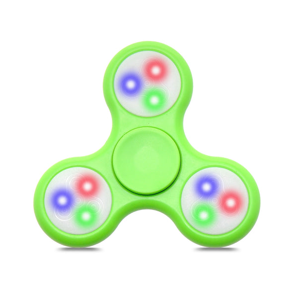 LED fidget spinner hand toy - green - www.coverlabusa.com