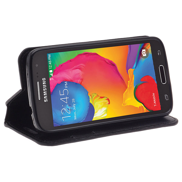 galaxy avant wallet case - black - www.coverlabusa.com