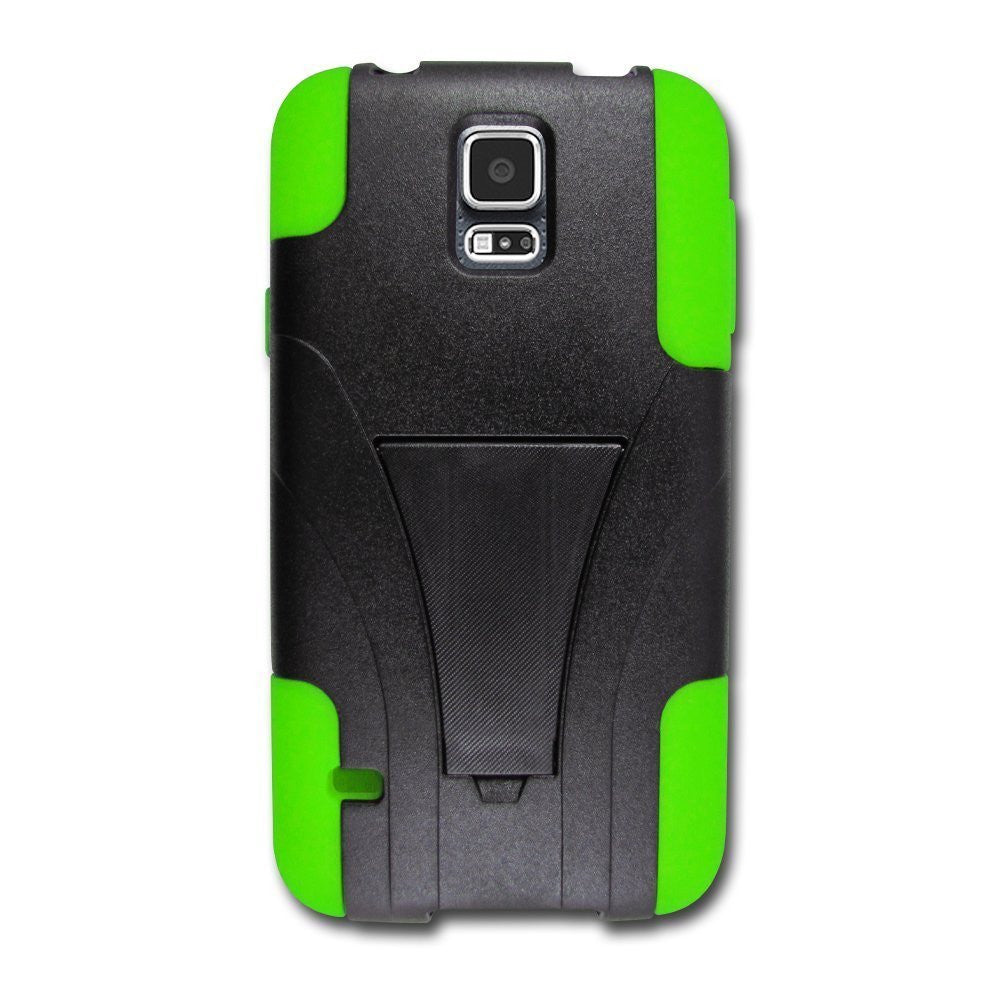 samsung galaxy s5 case with kickstand - green - www.coverlabusa.com