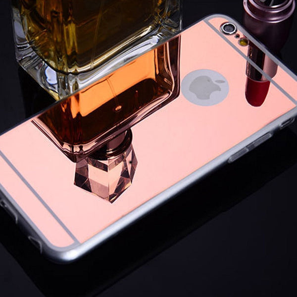 iPhone 8 case, Apple iPhone 8 mirror case gold - www.coverlabusa.com