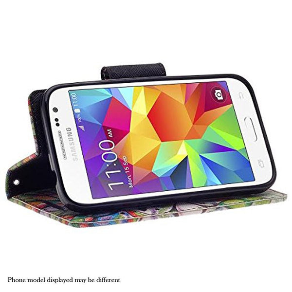 samsung galaxy on5 PU leather wallet case - vibrant tree - www.coverlabusa.com